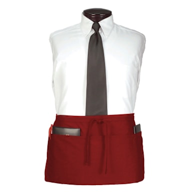 Ritz 3PWACRD duraSERV® Red 3-Pocket Waist Apron