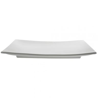 10 Strawberry Street WTR-13-11REC White 13 x 9" Platter