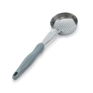 Vollrath® 6432445 Gray 4 Ounce Round Perforated Spoodle®