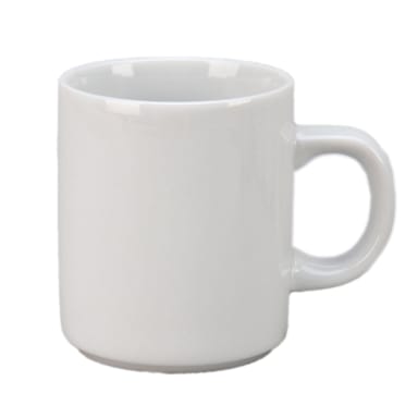 Vertex® China HM-P Argyle 11 Oz. White Hotel Mug