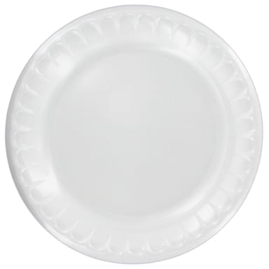 Pactiv YTK100090000 Placesetter White 9" Foam Plate