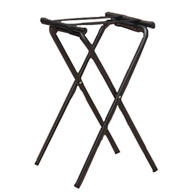 American Metalcraft CTS31 Black Deluxe Metal 31"H Tray Stand