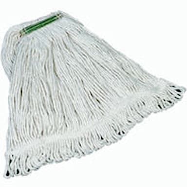 Rubbermaid FGD11206WH00 Super Stitch Medium White Cotton Wet Mop Head