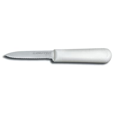 Dexter Russell S104SC-PCP Sani-Safe 3-1/4" Scalloped Paring Knife