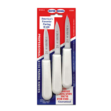 Dexter Russell S104-3PCP Sani-Safe 3-1/4" Paring Knives - 3 / PK