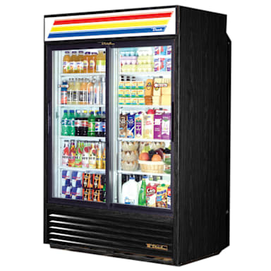 True GDM-47RL-HC-LD Glass Slide Door 47 Cu Ft Rear Load Refrigerator