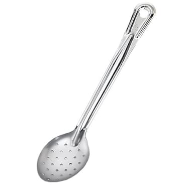 Browne Foodservice 572132 S/S 13" Medium-Gauge Perforated Spoon