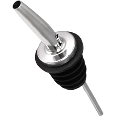 Darling Foodservice Chrome Tapered Pourer With Cork - Dozen