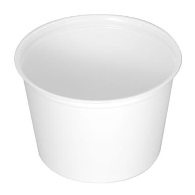 Fabri-Kal 9500403 Kal-Tainer 16 Ounce Squat White Container