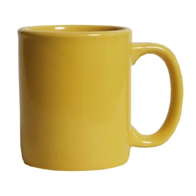Tuxton BSM-1202 12 Oz. Saffron C-Handle Mug