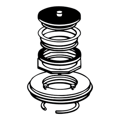 Salvajor 70 3-1/2" Sink Collar With Stopper