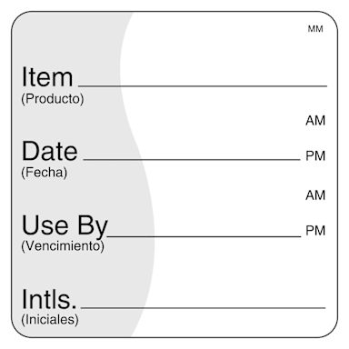 DayMark 112475 MoveMark 2" Item / Date / Use By Label
