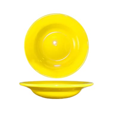 International Tableware CA-3-YR Yellow 10 Oz Deep Soup Bowl
