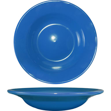 International Tableware CA-3-LB Light Blue 10 Oz Soup Bowl