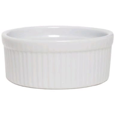 Tuxton BWX-1002 10 Oz. White Souffle Dish