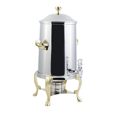 Bon Chef 47101 Renaissance Brass Trim Non-Insulated 2 gal Coffee Urn