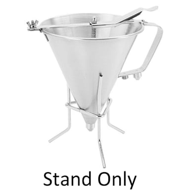 Paderno A47800AA Stainless Stand for Confectionary Funnel / Strainer