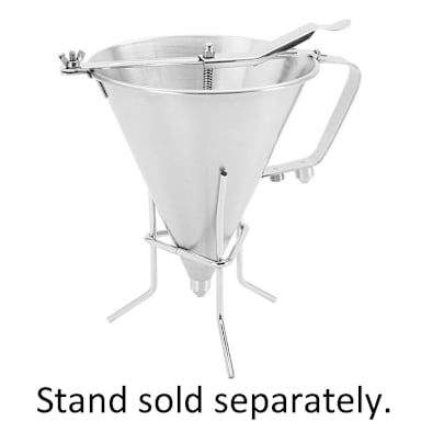 Paderno A4780019 Stainless Steel 2 Qt. Automatic Confectionary Funnel