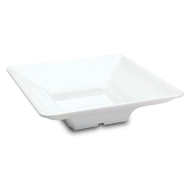Delfin DFBSQ123AS020 3 Qt. White Square Pacific Rim Bowl