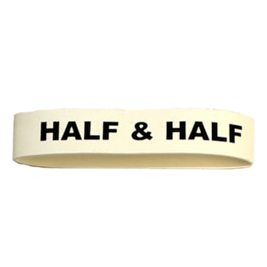 Service Ideas FBHALF&HALF Half and Half Flavorband Label - 6 / CS