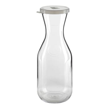 Cambro WW1000135 CamView Camliter 1 Liter Beverage Decanter w/ Lid