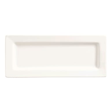 Libbey - Formerly World Tableware SL-24 Slate White 10.75" Rectangular Plate