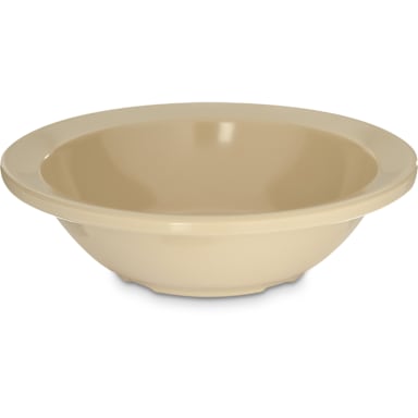 Carlisle KL80525 Kingline 4.75 Oz Tan Rimmed Fruit Bowl
