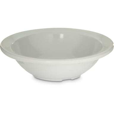 Carlisle KL80502 Kingline 4.75 Oz. White Rimmed Fruit Bowl
