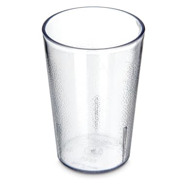 Carlisle 552607 Stackable 8 Oz. Clear Tumbler - Dozen