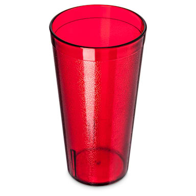 Carlisle 522010 Stackable 20 Oz. Ruby Tumbler - Dozen
