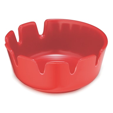 TableCraft 265R-1 Classic Red Melamine 4" Stacking Ashtray - Dozen