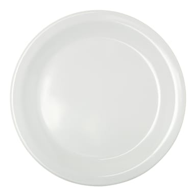 Carlisle KL20402 Kingline 6.44" White Melamine Pie Plate - Dozen