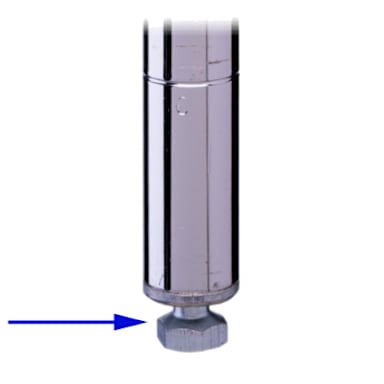 Metro RPF04-004 Replacement Zinc Leveling Bolt for Super Erecta Shelf