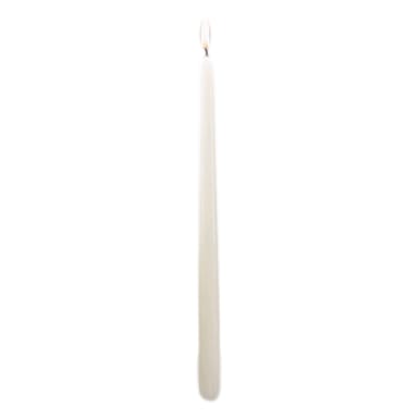 Hollowick TP12I-12DZ Select Ivory 12" Wax Taper Candle