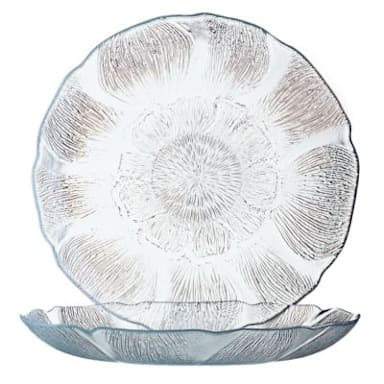 Arcoroc J0856 Fleur 9" Glass Dinner Plate