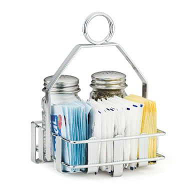TableCraft 606R Chrome Plated Condiment Rack