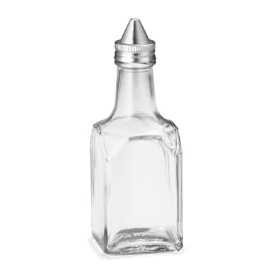 TableCraft 600 European Collection Glass 6 Oz. Oil & Vinegar Bottle