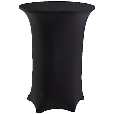 Snap Drape CONTOURCOVER Black 30" x 42" Cocktail Table Cover