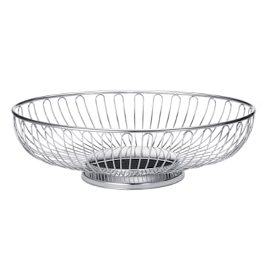 TableCraft 4171 Chalet Chrome Plated 7.5" x 5.63" Basket