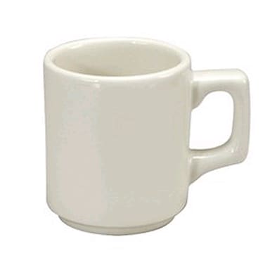 1880 Hospitality F9010000560 Cream White Park 8 Oz. Mug