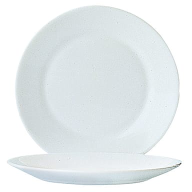 Arcoroc 22522 Restaurant White 9-3/8" Plate