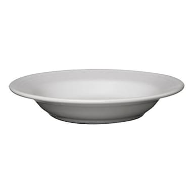 Homer Laughlin China 451100 White 13.25 Oz. Rimmed Soup Bowl - Dozen