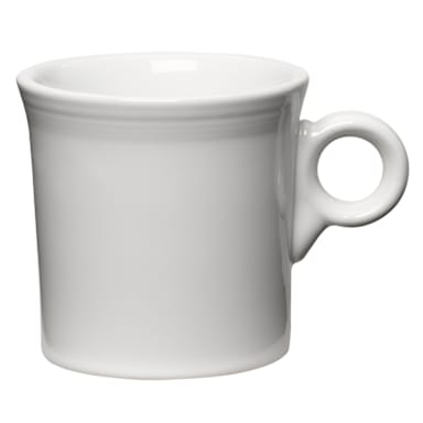 Homer Laughlin China 453100 Fiesta® White 10.25 Oz. Mug - Dozen