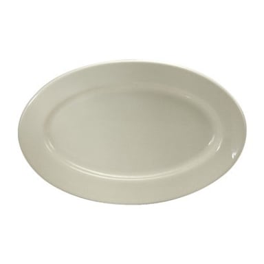 1880 Hospitality F9010000359 Cream White RE 11.5" Oval Platter - 12/CS