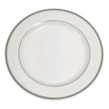 Homer Laughlin China 2001 Green Band RE 5.38" Plate