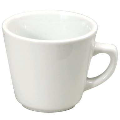 1880 Hospitality F8010000511 Bright White Ware 7 Oz. Vassar Cup - 36/CS