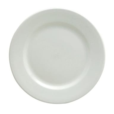 1880 Hospitality R4130000149 Bright White Ware RE 10.25" Plate - 12/CS