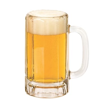 Libbey 5020 Clear 16 Ounce Paneled Mug
