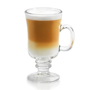 Libbey 5295 8.5 Oz. Irish Coffee Mug with Ringed Stem