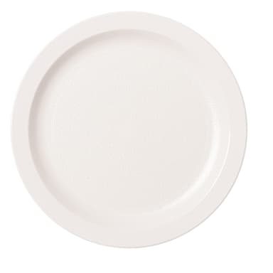 Cambro 9CWNR148 White Camwear Narrow Rim 9" Plate